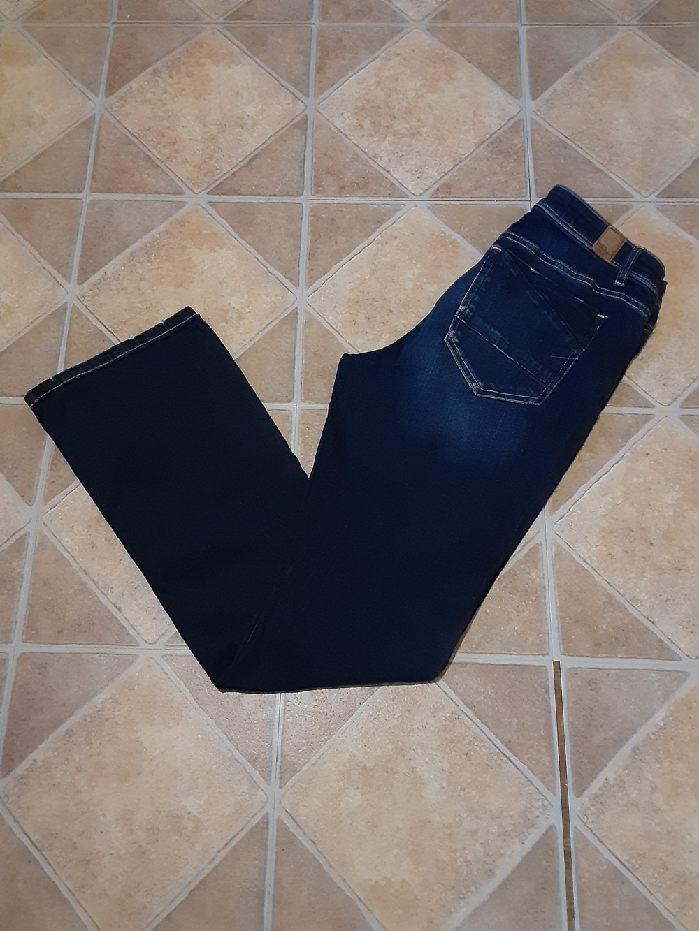 Buckle Dark Blue Boot Cut Women's Jeans